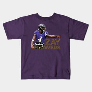 Zay Flowers Kids T-Shirt